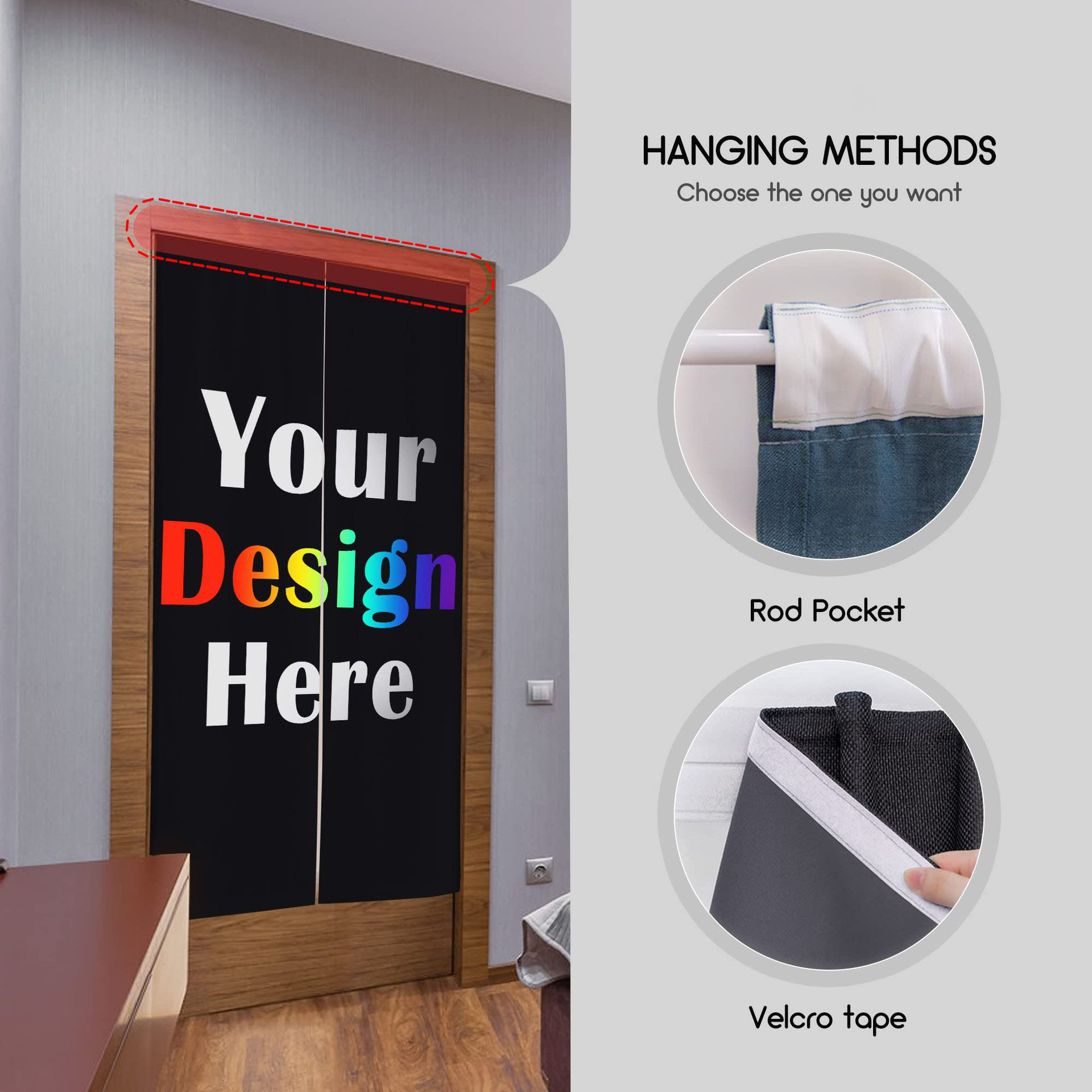 Custom Door Backdrop